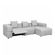 SOFA MODULAR RECLINABLE DERECHO SERATTA GRIS  -4-